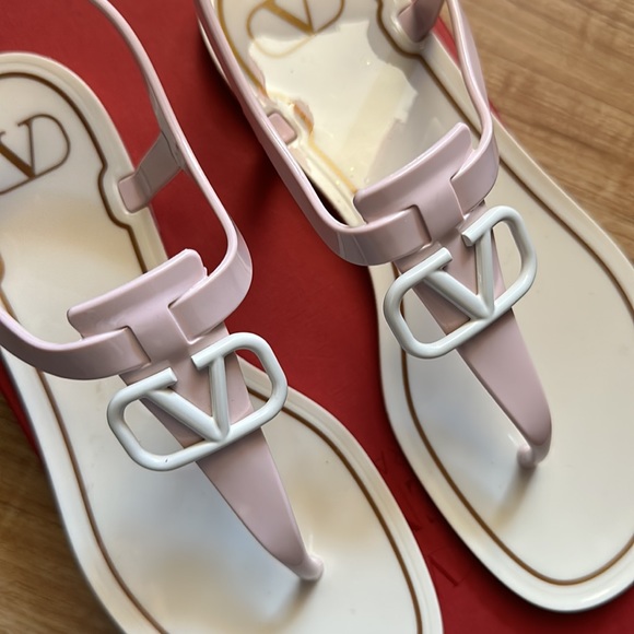 VALENTINO PINK JELLY SANDALS STRAP 36 - Picture 2 of 14